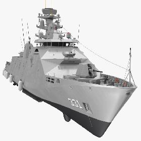 Sigma Class Indonesian Frigate 3D model